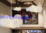 Dream Cloud Inflatable Moon Balloon Light Lamp Dekorasi Pameran Restoran 220V