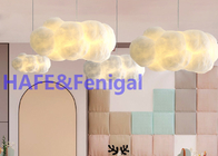 Dream Cloud Inflatable Moon Balloon Light Lamp Dekorasi Pameran Restoran 220V
