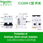 Acti9 C120 Industrial Circuit Breaker 63A ~ 125A, 1P, 2P, 3P, 4P untuk Perlindungan Sirkuit AC230V / 400V Rumah atau Penggunaan Industri