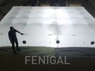 Balon pencahayaan kubus dengan kontrol LED DMX512 penggunaan indoor atau outdoor 5x5x1m