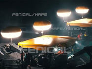 Tungsten Halogen 130CM Inflatable Lighting Balloon Untuk Pemeliharaan Jalan Malam