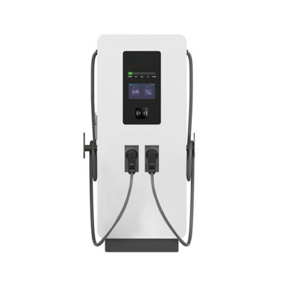 60KW OCPP DC Fast Charger Station LCD Display CCS+CHADEMO+AC Sertifikasi CE