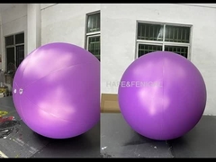Balon LED Interaktif Ungu 1m Pengalaman Pencahayaan Konser Terbaik