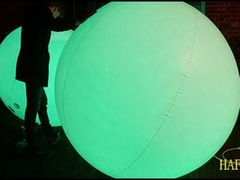 Bola LED RGB Berpendar 1m 80cm 50cm: Sempurna untuk Acara Kerumunan Besar, Konser & Festival Musik