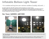 Malam Pelatihan Tripod LED Balon Pencahayaan Untuk Polisi Militer 500W 230V
