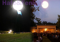 Iklan Kampanye Lampu Hias Balon Bulan LED 400w 600W 800W Custom