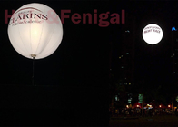 White Led Tripod Moon Balloon Light Dekorasi 120V USD50 Helium