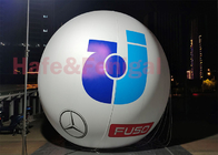 White Led Tripod Moon Balloon Light Dekorasi 120V USD50 Helium