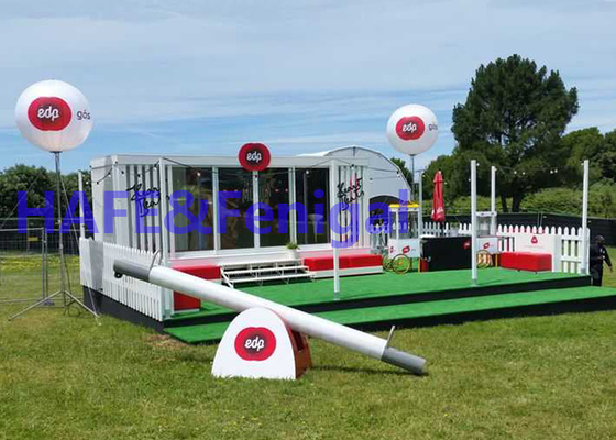 Inflatable Moon Balloon Light Exhibition Event Advertising LED 400w 36000 Lm