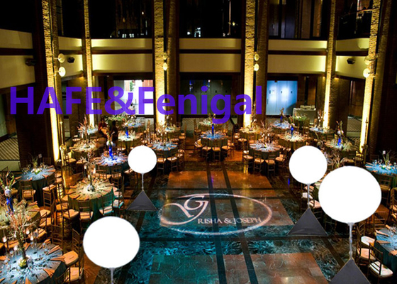 Lampu Balon Tiup Bulan Disesuaikan 240VAC Banquet Hotel Dekorasi 130cm