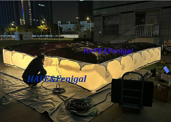 6M*5M*1M PAD Film Light Balloon Flicker Gratis 5600k Untuk syuting di luar ruangan