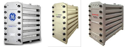 Veolia E-Cell* EDI MK-3PharmHT Stack edi modul Aliran 3,4 m3/h (15 gpm), Konduktivitas di bawah 109μs/Cm edi sistem