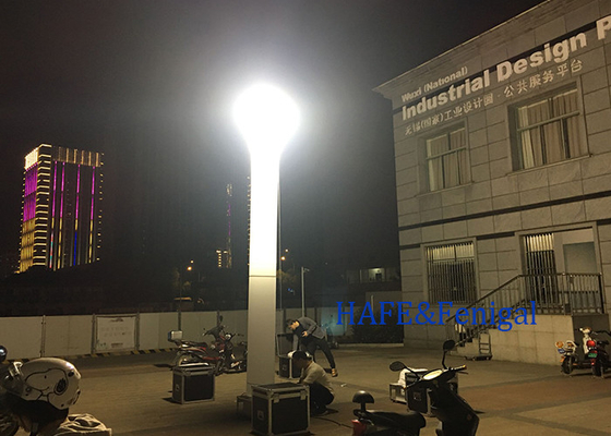 Portable Inflatable Lighthouse Tower Emergency Advertising Hmi 1000W 1-3M Dukungan kustomisasi