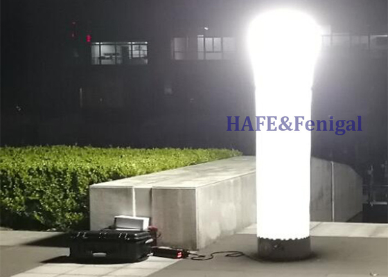 Menara pencahayaan portabel inflatable (3-5)m Led 1000W pencahayaan luar