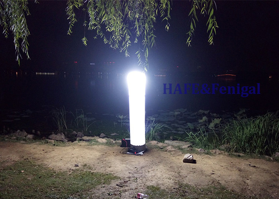 Lampu darurat portabel menara pencahayaan kembung 1000W baterai halida logam isi ulang