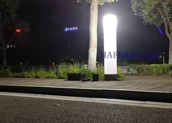 Lampu darurat portabel menara pencahayaan kembung 1000W baterai halida logam isi ulang