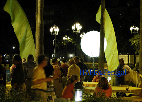 Pencahayaan acara luar Dekorasi 240w Led inflatable Light Balloon 3m