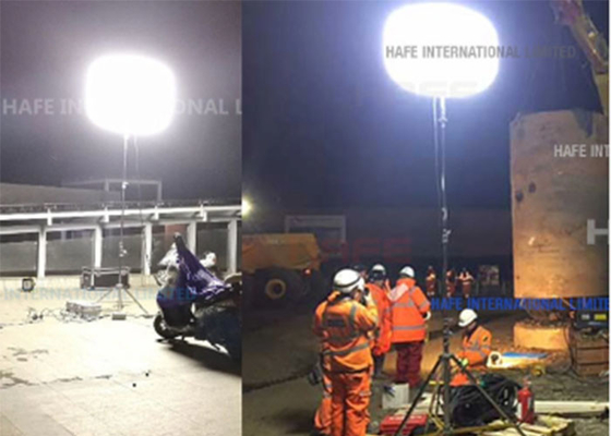 1000W LED Glare Free Emergency Rescue Industri Konstruksi Keamanan Lampu balon