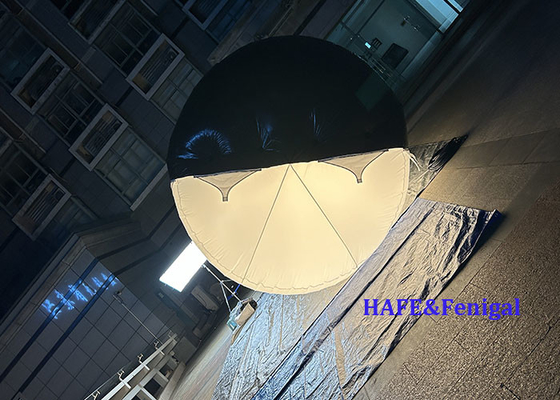 1.8kw Tube Helium Air Filled Bi Color LED DMX CRMX Control Balloon Lights Film
