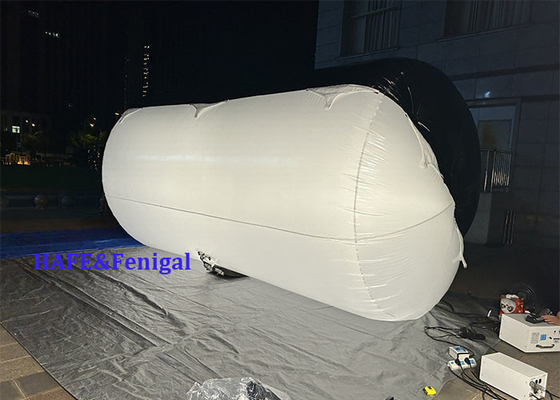 1.8kw Tube Helium Air Filled Bi Color LED DMX CRMX Control Balloon Lights Film