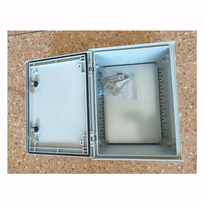 IP66 Waterproof Wall Mounted Fiberglass Enclosure Box Dengan Tutup Padat 600*500*230mm