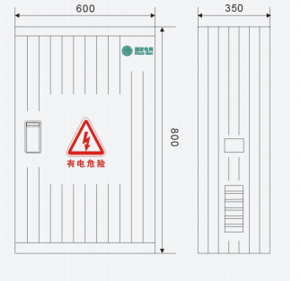 IP65 800x600x350mm Kotak Listrik Serat Kaca Waterproof