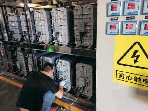 3.5-5.5m3/H EDI Tumpukan MK-5T Untuk Produksi Air Murni Elektrodeionisasi