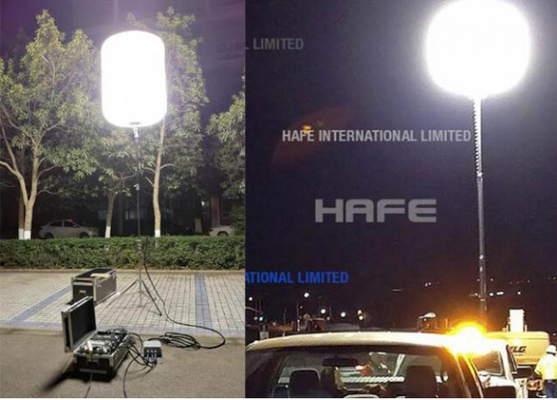 Lampu Balon LED 1000W Matahari Tripod Penting untuk Penyelamatan Gempa Bumi