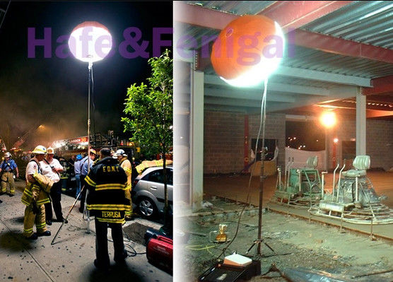 Penerangan Malam yang Aman dan Efisien HAFE Lampu Balon LED 1000W Untuk Pekerjaan Jalan Raya
