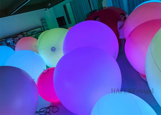 Lampu Balon Interaktif LED RGB dengan Sentuhan untuk Mengubah Warna 4 kaki: Bola Kerumunan LED Ideal untuk Acara