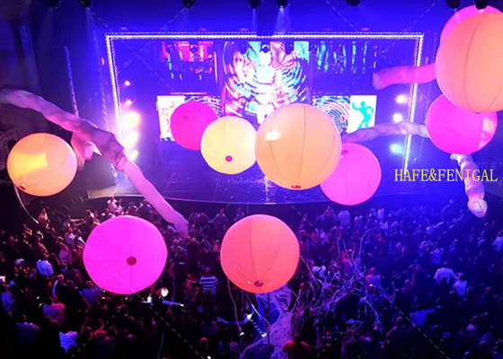 50cm 80cm 1m RGB LED Crowd Balls Untuk Acara Besar Festival Musik