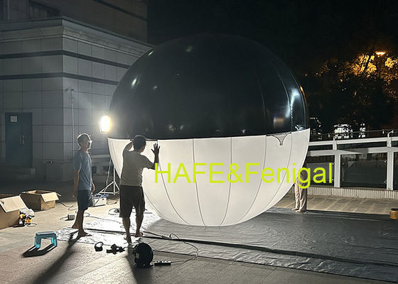 Pembuat Film Untuk Menggantung Lampu Balon LED Dua Warna Sferis yang Dapat Dipompa