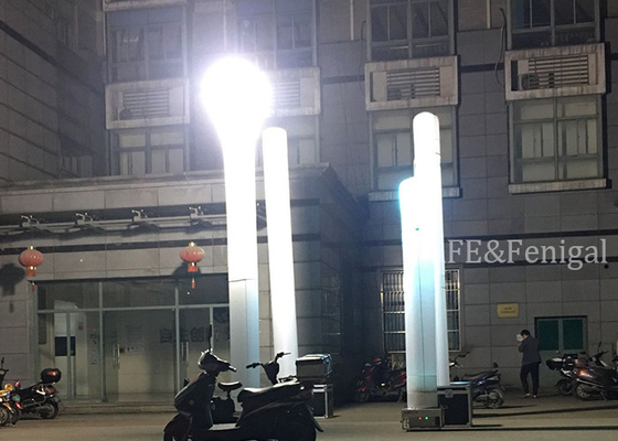 Catu Daya Luar Ruangan Opsional 120V/50HZ HID 1000w Menara Penerangan Darurat Tiup Baterai