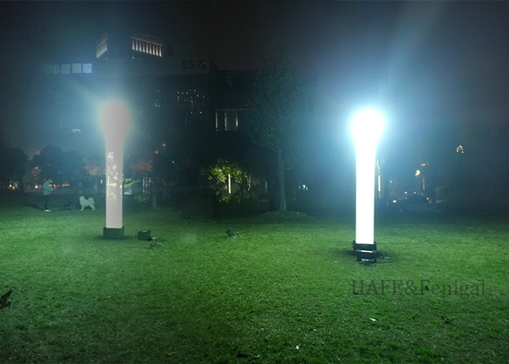 Sistem Darurat Menara Penerangan Tiup 1200W 60HZ Malam Luar Ruangan Portabel Dukungan Kustomisasi