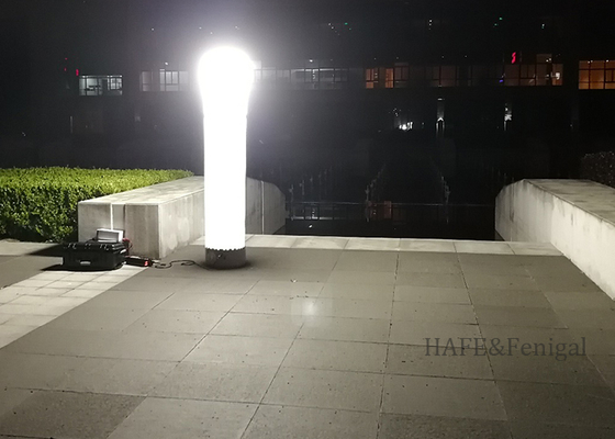 Sistem Darurat Menara Penerangan Tiup 1200W 60HZ Malam Luar Ruangan Portabel Dukungan Kustomisasi
