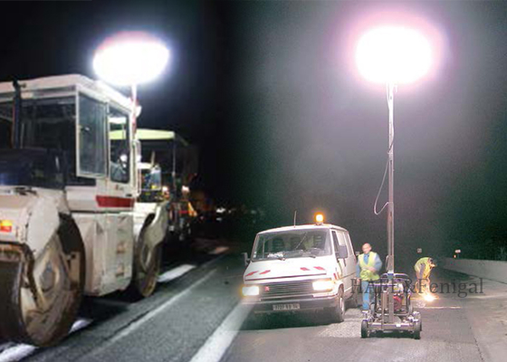 Lampu Balon Keselamatan LED 640W Konstruksi Malam Penyelamatan Darurat Kebakaran Mendukung Kustomisasi