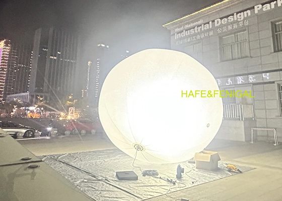 Lampu Balon Halogen 360 Derajat Sferis Dia.4.2m 2.4KW Untuk Produksi Film