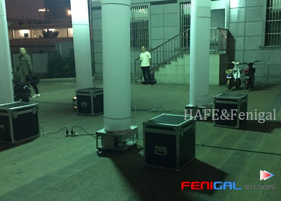 Columus Inflatable Light Tower Lampu darurat bertenaga tinggi untuk area luar yang besar