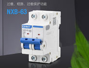 Chint NXB Miniature Circuit Breaker 1 ~ 63A, 80 ~ 125A, 1P, 2P, 3P, 4P untuk Perlindungan Sirkuit AC230 / 400V