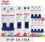 Delixi HDBE Miniatur Pemutus Sirkuit Industri 1 ~ 63A 80 ~ 125A 1P 2P 3P 4P AC230 / 400V
