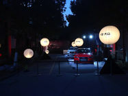 Moon Balloon Light Khusus 200w ~ 600w Logo Printing Exhibit Branding Illumination 1.5m / 2m