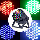 Tahap LED Pencahayaan Acara 162Watt 8pcs 54X3W DJ PAR RGBW Disco Projector Home Wedding Party