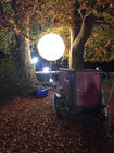 640W Inflatable LED Moon Light Balon Dengan Area Cahaya 60000 Lumens Night Outdoor Events