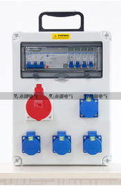 Flush Mounted Three Phase Distribution Board Panel Abu-abu Putih