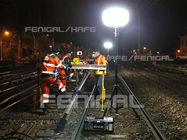 Pemeriksaan Kereta Api Dan Konstruksi Pekerjaan Terowongan Balon LED Tripod 110cm