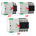 CE Excitation Dual Power ATS Automatic Transfer Switch 3P Untuk Generator