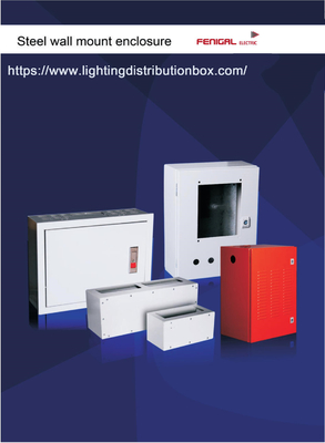 Kotak Distribusi Listrik Daya Terhubung IP44 Grid Stainless Steel Enclosure