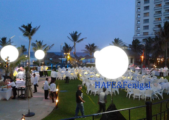Pencahayaan acara luar Dekorasi 240w Led inflatable Light Balloon 3m