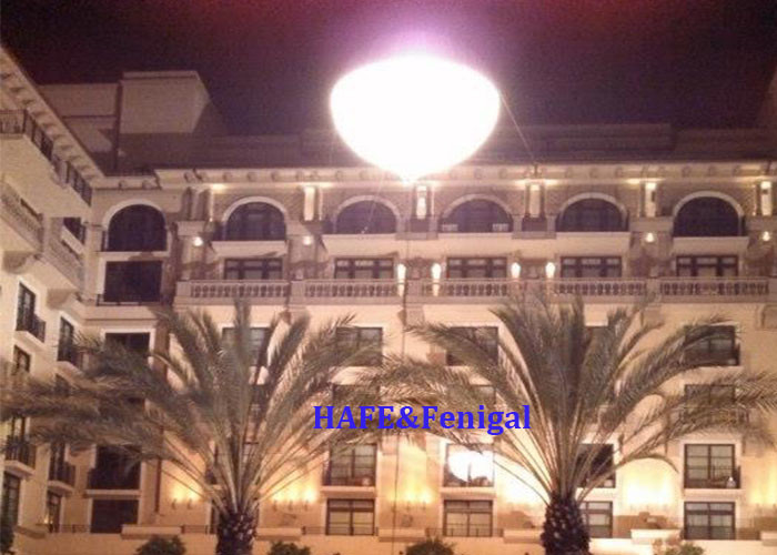 Ellipse 3.6kw Helium Diisi Udara Dimmable LED DMX CRMX Control Film Balon Light