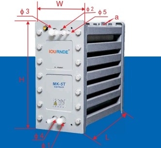 3.5-5.5m3/H EDI Tumpukan MK-5T Untuk Produksi Air Murni Elektrodeionisasi